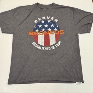 Denver Broncos USA Flag Pride NFL Official T Shirt XL